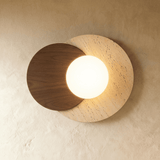 Teus Travertine Wall Lamp - Residence Supply