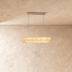 Teva Rectangular Alabaster Chandelier - Residence Supply