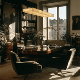 Teva Rectangular Alabaster Chandelier - Residence Supply