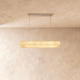 Teva Rectangular Alabaster Chandelier - Residence Supply