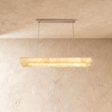 Teva Rectangular Alabaster Chandelier - Residence Supply