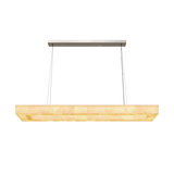 Teva Rectangular Alabaster Chandelier - Residence Supply