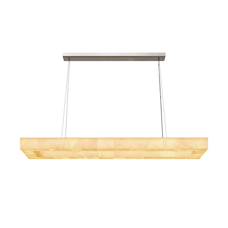 Teva Rectangular Alabaster Chandelier - Residence Supply