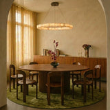 Teva Round Alabaster Chandelier - Residence Supply