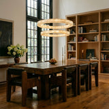Teva Round Alabaster Chandelier - Residence Supply