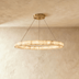 Teva Round Alabaster Chandelier - Residence Supply