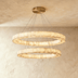 Teva Round Alabaster Chandelier - Residence Supply