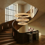 Teva Round Alabaster Chandelier - Residence Supply