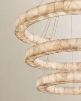Teva Round Alabaster Chandelier - Residence Supply