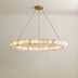 Teva Round Alabaster Chandelier - Residence Supply