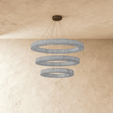 Teva Round Alabaster Chandelier - Residence Supply