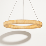 Teva Round Alabaster Chandelier - Residence Supply