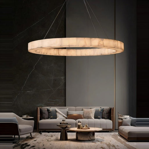 Teva Round Chandelier - Living Room Lighting