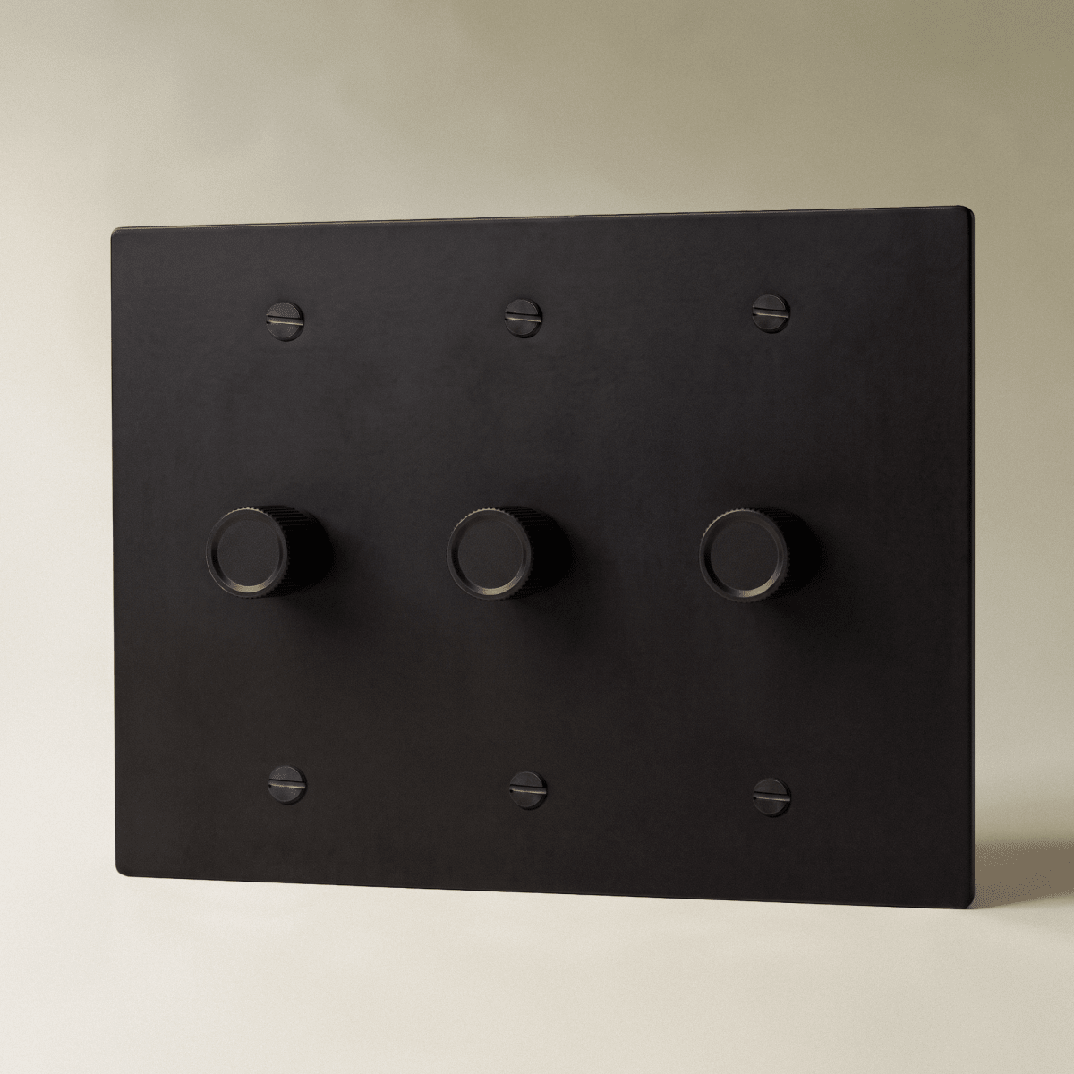 The Architectural Brass 3-Way Rotary Dimmer Switch (1 to 5 Gang) - Open Box - Residence Supply