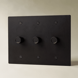 The Architectural Brass 3-Way Rotary Dimmer Switch (1 to 5 Gang) - Open Box - Residence Supply