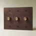 The Architectural Brass 3-Way Rotary Dimmer Switch (1 to 5 Gang) - Open Box - Residence Supply