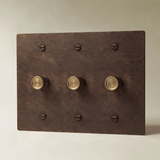 The Architectural Brass 3-Way Rotary Dimmer Switch (1 to 5 Gang) - Open Box - Residence Supply