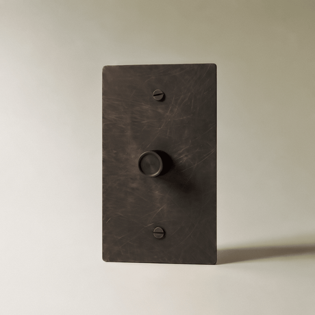 The Architectural Brass 3-Way Rotary Dimmer Switch (1 to 5 Gang) - Open Box - Residence Supply