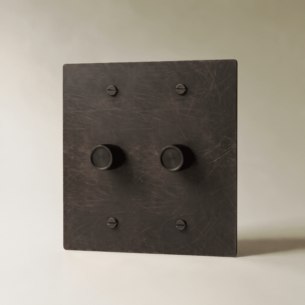 The Architectural Brass 3-Way Rotary Dimmer Switch (1 to 5 Gang) - Open Box - Residence Supply