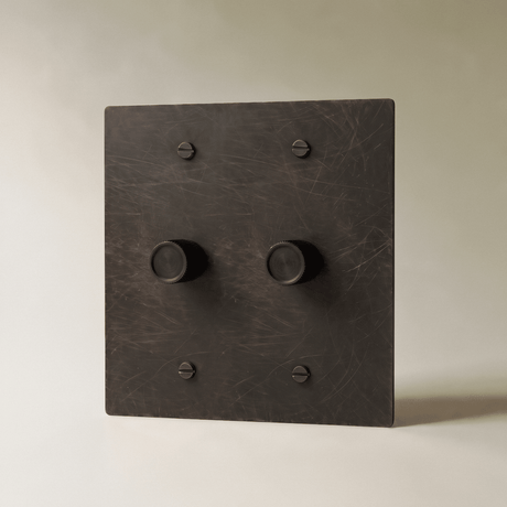 The Architectural Brass 3-Way Rotary Dimmer Switch (1 to 5 Gang) - Open Box - Residence Supply