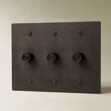 The Architectural Brass 3-Way Rotary Dimmer Switch (1 to 5 Gang) - Open Box - Residence Supply