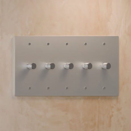 The Architectural Brass 3 - Way Rotary Dimmer Switch (1 to 5 Gang) - Open Box - Residence Supply