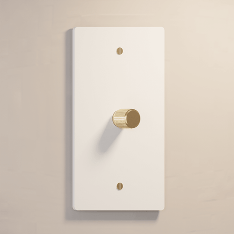 The Architectural Brass 3 - Way Rotary Dimmer Switch (1 to 5 Gang) - Open Box - Residence Supply