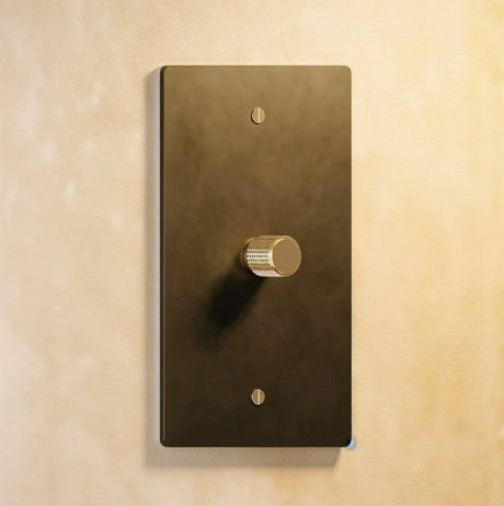 The Architectural Brass 3 - Way Rotary Dimmer Switch (1 to 5 Gang) - Open Box - Residence Supply