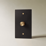 The Architectural Brass 3-Way Rotary Dimmer Switch (1 to 5 Gang) - Open Box - Residence Supply