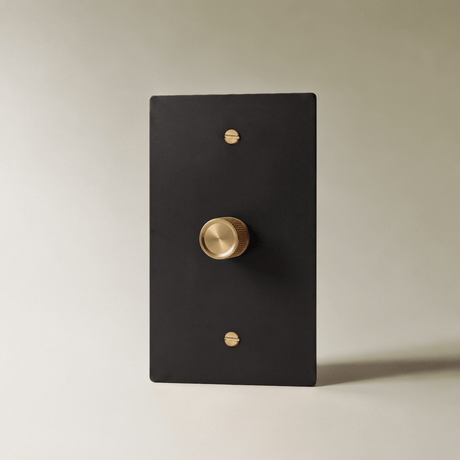 The Architectural Brass 3-Way Rotary Dimmer Switch (1 to 5 Gang) - Open Box - Residence Supply