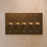 The Architectural Brass 3 - Way Rotary Dimmer Switch (1 to 5 Gang) - Open Box - Residence Supply