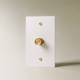 The Architectural Brass 3-Way Rotary Dimmer Switch (1 to 5 Gang) - Open Box - Residence Supply