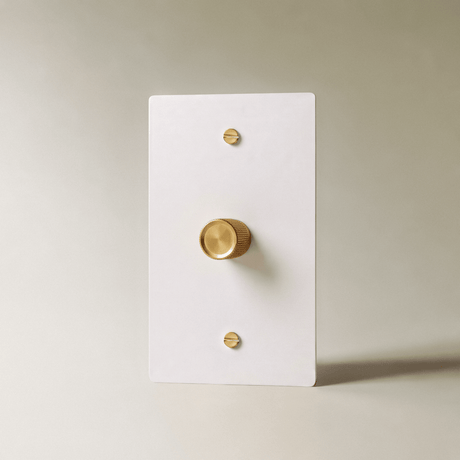 The Architectural Brass 3-Way Rotary Dimmer Switch (1 to 5 Gang) - Open Box - Residence Supply