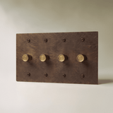 The Architectural Brass 3-Way Rotary Dimmer Switch (1 to 5 Gang) - Open Box - Residence Supply