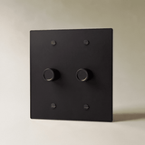 The Architectural Brass 3-Way Rotary Dimmer Switch (1 to 5 Gang) - Open Box - Residence Supply