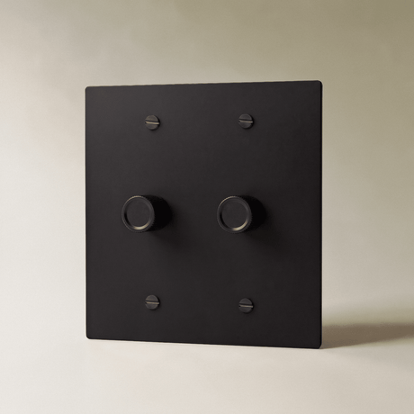 The Architectural Brass 3-Way Rotary Dimmer Switch (1 to 5 Gang) - Open Box - Residence Supply