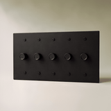 The Architectural Brass 3-Way Rotary Dimmer Switch (1 to 5 Gang) - Open Box - Residence Supply