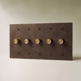 The Architectural Brass 3-Way Rotary Dimmer Switch (1 to 5 Gang) - Open Box - Residence Supply