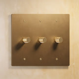 The Architectural Brass 3 - Way Rotary Dimmer Switch (1 to 5 Gang) - Open Box - Residence Supply