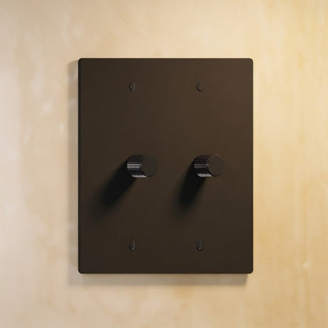 The Architectural Brass 3 - Way Rotary Dimmer Switch (1 to 5 Gang) - Open Box - Residence Supply