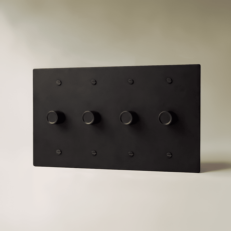 The Architectural Brass 3-Way Rotary Dimmer Switch (1 to 5 Gang) - Open Box - Residence Supply