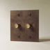 The Architectural Brass 3-Way Rotary Dimmer Switch (1 to 5 Gang) - Open Box - Residence Supply
