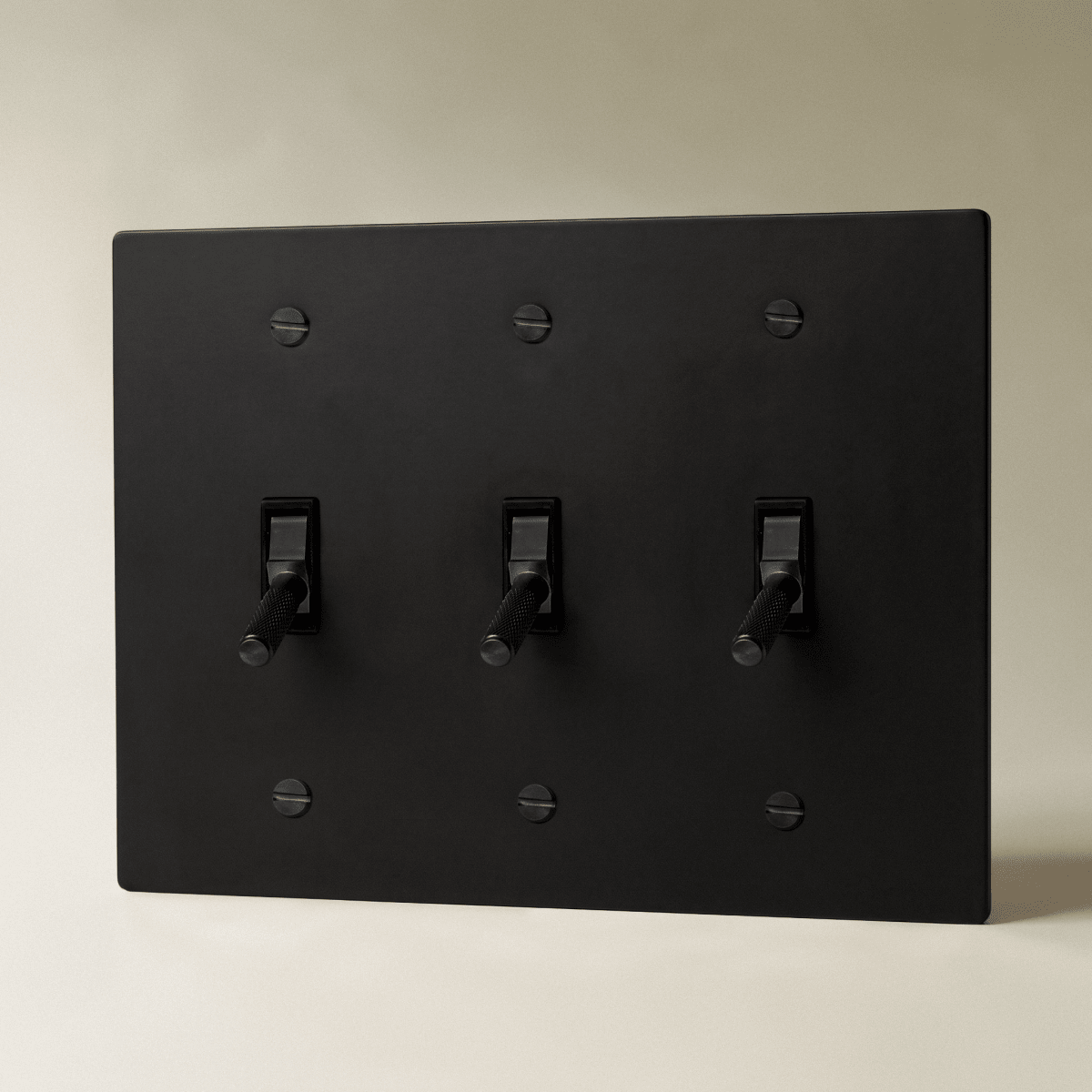 The Architectural Brass 4-Way Toggle Switch (1 to 5 Gang) - Open Box - Residence Supply