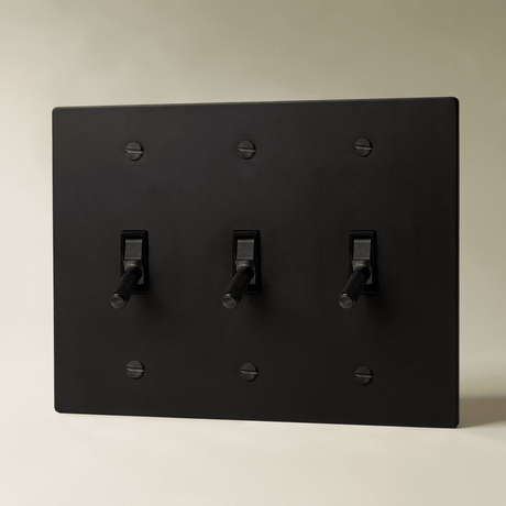 The Architectural Brass 4-Way Toggle Switch (1 to 5 Gang) - Open Box - Residence Supply