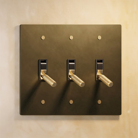 The Architectural Brass 4 - Way Toggle Switch (1 to 5 Gang) - Open Box - Residence Supply
