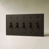 The Architectural Brass 4-Way Toggle Switch (1 to 5 Gang) - Open Box - Residence Supply