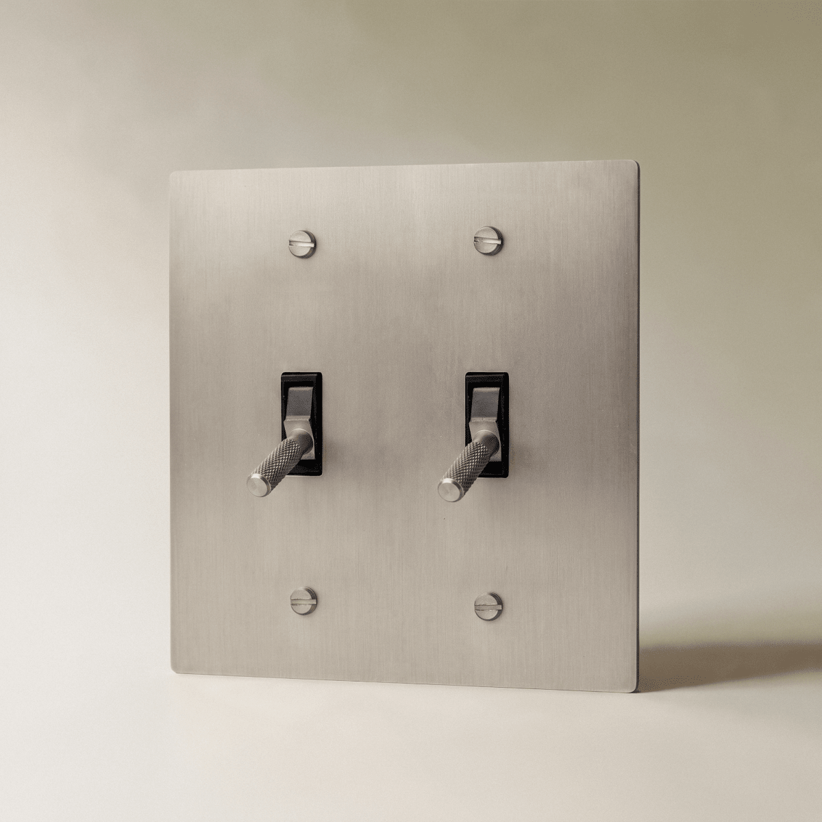 The Architectural Brass 4-Way Toggle Switch (1 to 5 Gang) - Open Box - Residence Supply