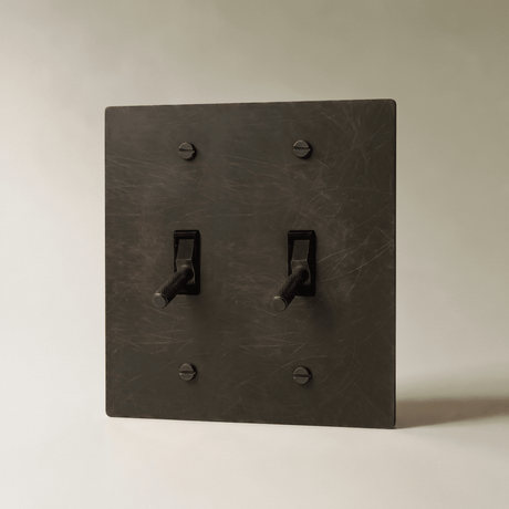 The Architectural Brass 4-Way Toggle Switch (1 to 5 Gang) - Open Box - Residence Supply
