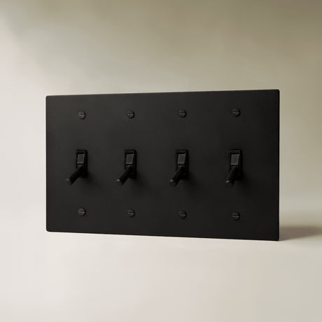 The Architectural Brass 4-Way Toggle Switch (1 to 5 Gang) - Open Box - Residence Supply