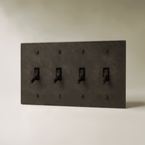The Architectural Brass 4-Way Toggle Switch (1 to 5 Gang) - Open Box - Residence Supply